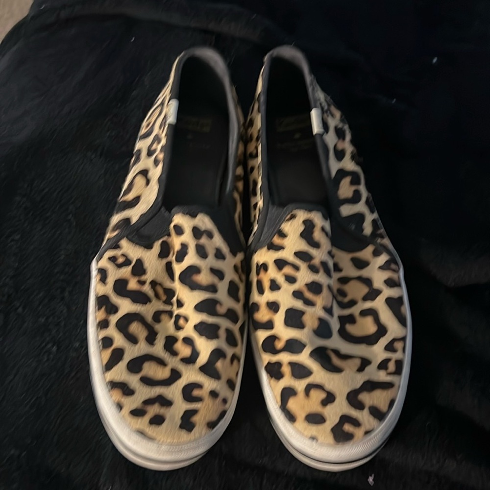 Leopard Print Slip-On Women's Shoes